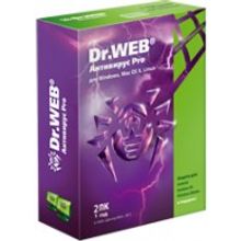 Антивирус Dr.Web АВ 4 ПК 24 месяца продление