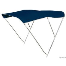 Osculati 3-arc foldable bimini Ø 22 mm 210 220 cm white, 46.908.24