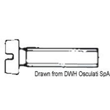 Osculati Mechanical screw head w slot 8x50 AISI 316 316.84 8X50, A4-84-08X050