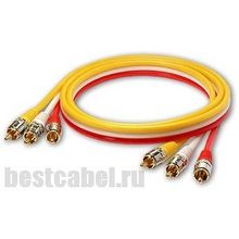 Кабель 3RCA-3RCA Daxx R45-15 1,5м