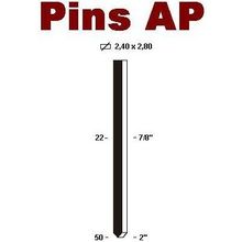 Шпилька AP 38 алюм., Omer (1,5   12 тыс.шт.)