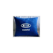  Подушка Kia ceed синяя вышивка белая