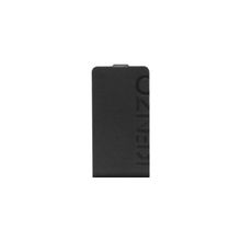 Кожаный чехол для iPhone 4S Kenzo Flip Logo Leather, цвет Black (LOGOCOXIP4N)