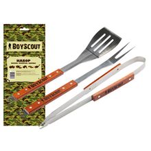 Boyscout Набор для гриля Boyscout 61318 (вилка,лопатка,щипцы)