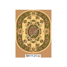 Люберецкий ковер Супер акварель  99111-21 oval, 1 x 3