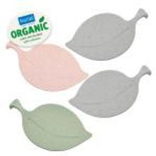 Koziol Набор подставок leaf-on organic 4шт серый розовый зеленый арт. 3556317