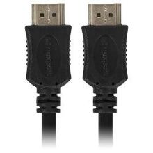 кабель HDMI-HDMI 5.0 метров, v1.4, Nexport, черный NP-HMHM-RBBLC-5