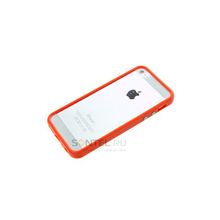 Бампер Яблоко для iPhone 5 оранжевый