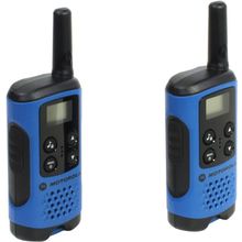 Motorola   TLKR-T41 Blue   2 портативные радиостанции (PMR446, 4 км, 8 каналов, LCD)   P14MAA03A1BH