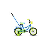 Детский велосипед FORWARD Meteor 16 черный синий (2021)