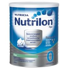 Nutrilon Молочная Пре 0 PronutriPlus 0-12 мес 400 г