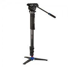 Видеомонопод Benro A48FDS4PRO алюминиевый с ножками и видеоголовкой S4PRO