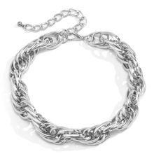 Чокер на шею под серебро (арт. 83430-9)