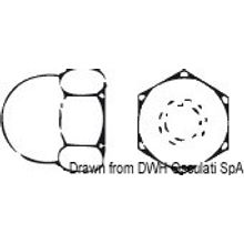 Osculati Domed cap hexagon 4 UNI 5721 DIN 1587 CIECHI-04, A2-1587-04