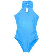 Emdi гимнастический без рукавов голубой