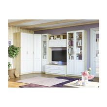 Сильва Гостиная Оливия 3 Дуб Сонома белое дерево