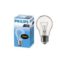 Лампа накаливания Philips A55 75W E27 лон CL