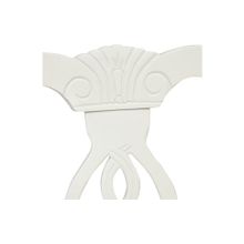 Tetchair Стул - Афродита  Aphrodite, Ivory white, ткань кремовая с рисунком (3321)