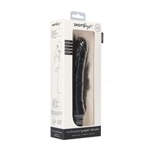 Черный вибромассажер Multispeed G-Spot Vibrator - 23,5 см.