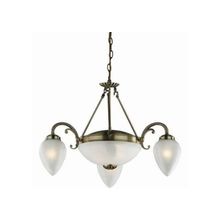 Odeon Light 1990 5 OVALE ODL11 004 бронза E14 E27 3x40W + 2x60W
