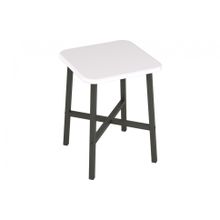 Слайн Табурет Калифорния Кросс белый