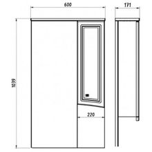 ASB-Mebel Зеркальный шкаф Вита 60