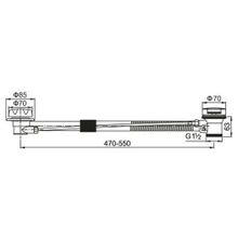 Слив-перелив полуавтомат для акриловой ванны Articoli Vari CZR-STWA1-01(02,03) CZR-STWA1-03