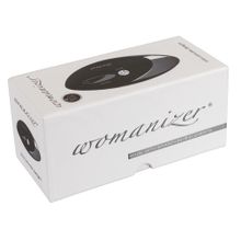 Womanizer Чёрный бесконтактный стимулятор с хромированной вставкой Womanizer W500 Black Chrome (черный с серебристым)