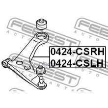 Рычаг Подвески | Перед Лев | Mitsubishi Lancer Lancer Cedia Cs Ct# 2000.03-2009.08 [Jpn] Febest арт. 0424CSLH