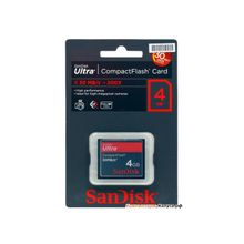 Карта памяти Compact Flash 4Gb SanDisk Ultra