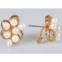 Серьги с жемчугом "7 жемчужин"