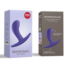 Фиолетовый анальный стимулятор Bootie S - 7,6 см. Фиолетовый