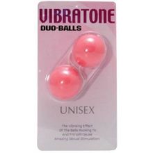 Seven Creations Розовые вагинальные шарики Vibratone DUO-BALLS