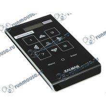 Контейнер Zalman "ZM-VE500" для 2.5" SATA HDD, алюминиевый, черный (USB3.0) [133644]
