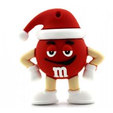 Флешка M&M`s новогодний в колпаке