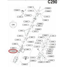 Profurl Нижний держатель подшипника Profurl P250039 для C290