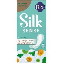 Ola! Silk Sense Light Deo Ромашка 20 прокладок в пачке