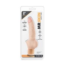 Blush Novelties Реалистичный вибратор с широким основанием Dr. Skin Cock Vibe 12 - 20,3 см. (телесный)