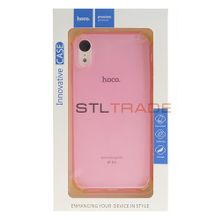 Накладка Hoco Ice Shield series TPU soft cese для iPhone Xr розовый