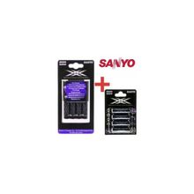 Зарядное устройство SANYO MQR06-E-4-3UWX F734S1163 (комплект 8 аккумуляторов)