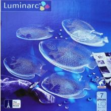 Набор тарелок Luminarc FISH PLATE (6 тарелок + блюдо) ОАЭ 36241 H9224