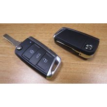 Корпус выкидного ключа для VolksWagen, 3 кнопки (kvw038)