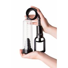 A-toys Прозрачная вакуумная помпа с удобным рычагом и уплотнительным кольцом (прозрачный)
