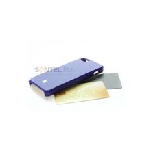 Накладка Jisoncase Executive для iPhone 5 фиолетовая JS-IP5-001purple