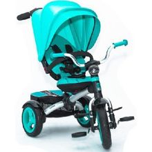 VIP Toys 3-х колесный алюминиевый велосипед-коляска VIP TRIKE LUXE BLUE + подарок