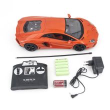 Радиоуправляемая машина MZ Lamborghini Aventador LP700 Orange 1:14, открываюся двери и капот - MZ-2225J