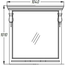 Opadiris Мебель для ванной Риспекто 95 нагал
