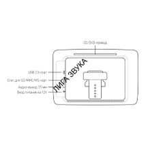 Навесной монитор на подголовник со встроенным DVD-плеером Incar CDH-101BL