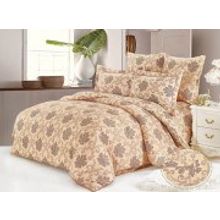 Постельное белье из сатина Евро Эмиль (бежевый) KAZANOV.A 84711