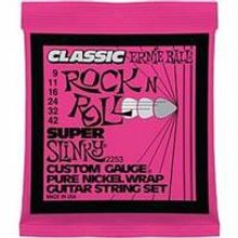 P02253 Pure Nickel Super Slinky Комплект cтрун для электрогитары, никель, 9-42, Ernie Ball